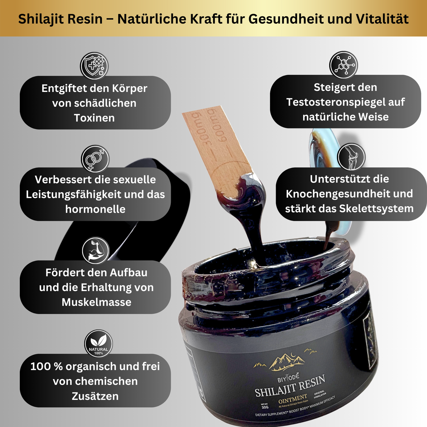 BIYODE Shilajit Resin